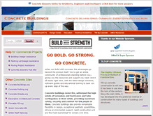 Tablet Screenshot of concretebuildings.org